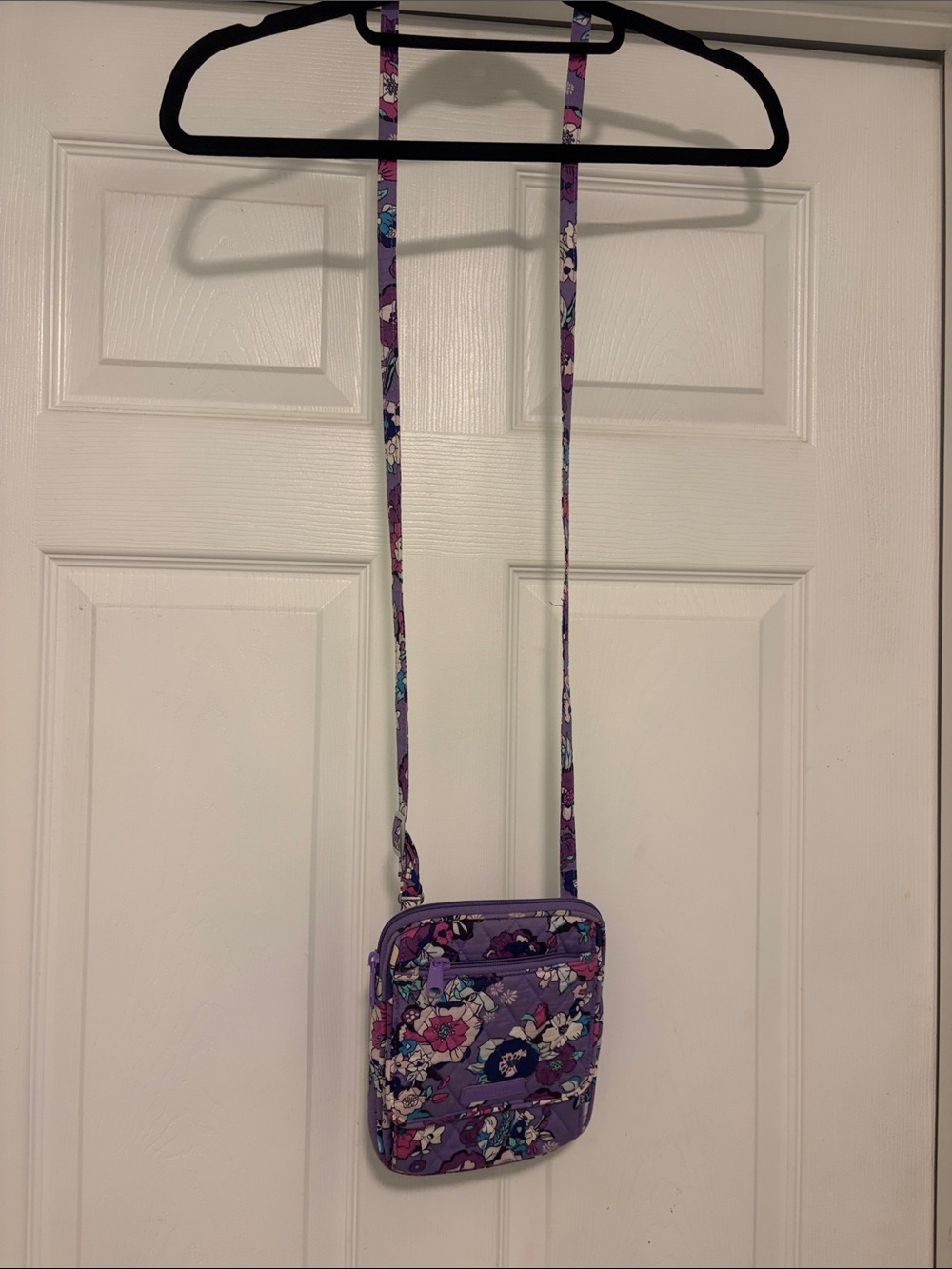 Vera Bradley Purple Floral Crossbody Bag